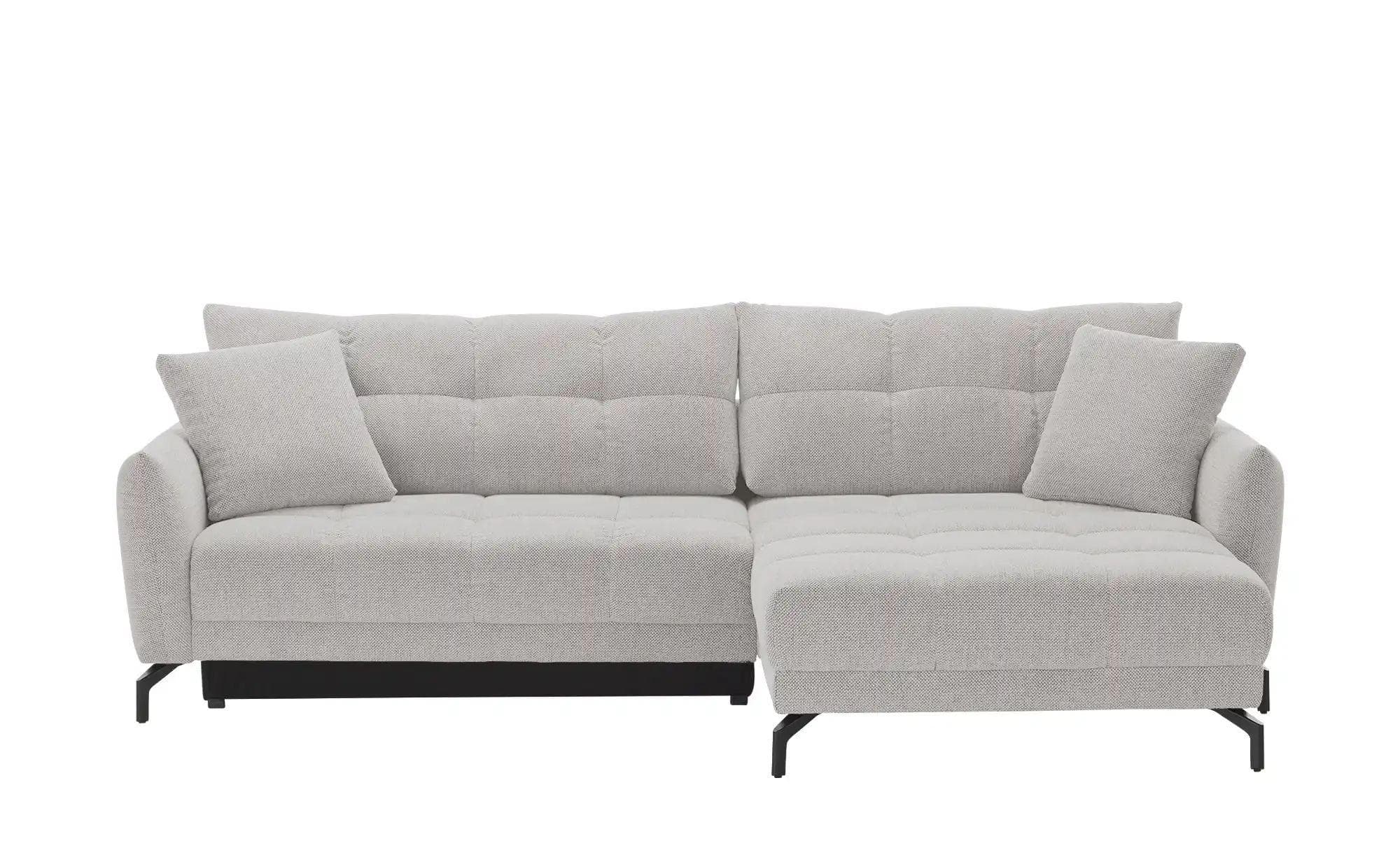 bobb Ecksofa Casandra de Luxe Grau Boxspring