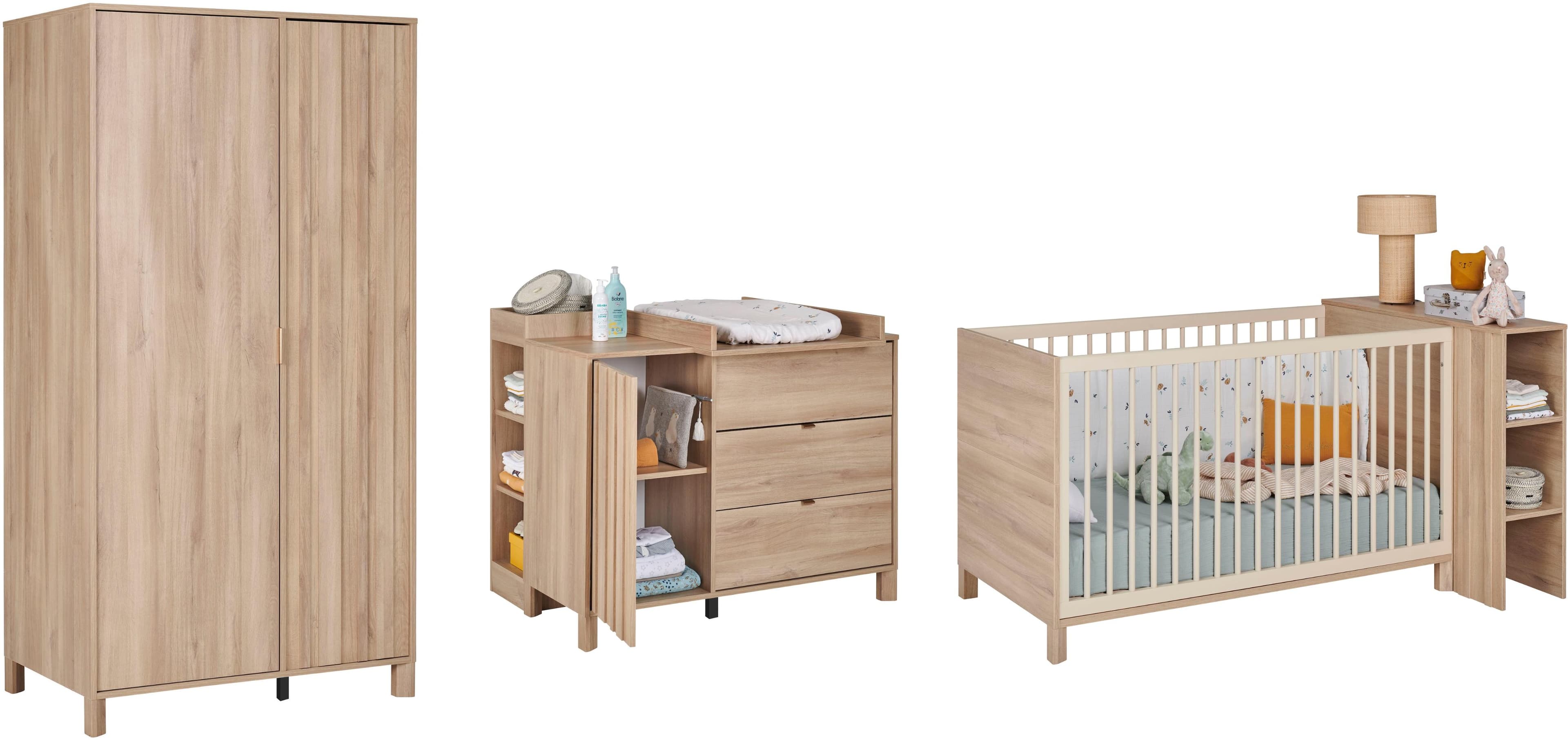 Babyzimmer-Komplettset GAMI CALYPSO Eiche Bocage Nachbildung