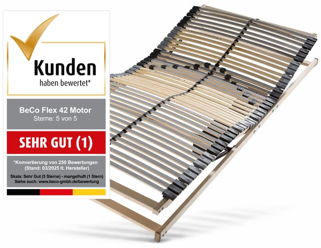 Beco Flex Motor Lattenrost mit Funk-Fernbedienung