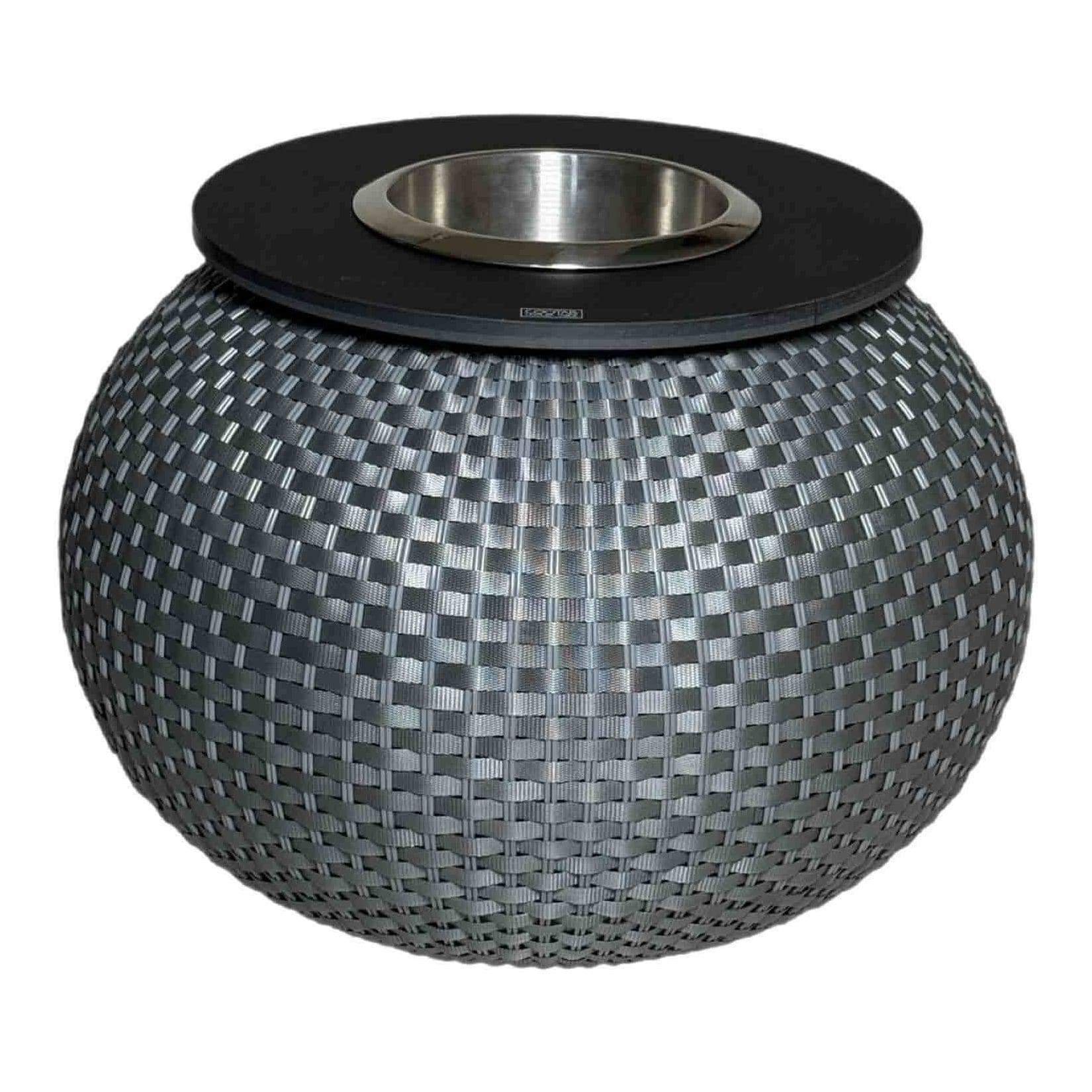 COOTAB Cooler Table Milano Beistelltisch mit Kühler Anthrazit