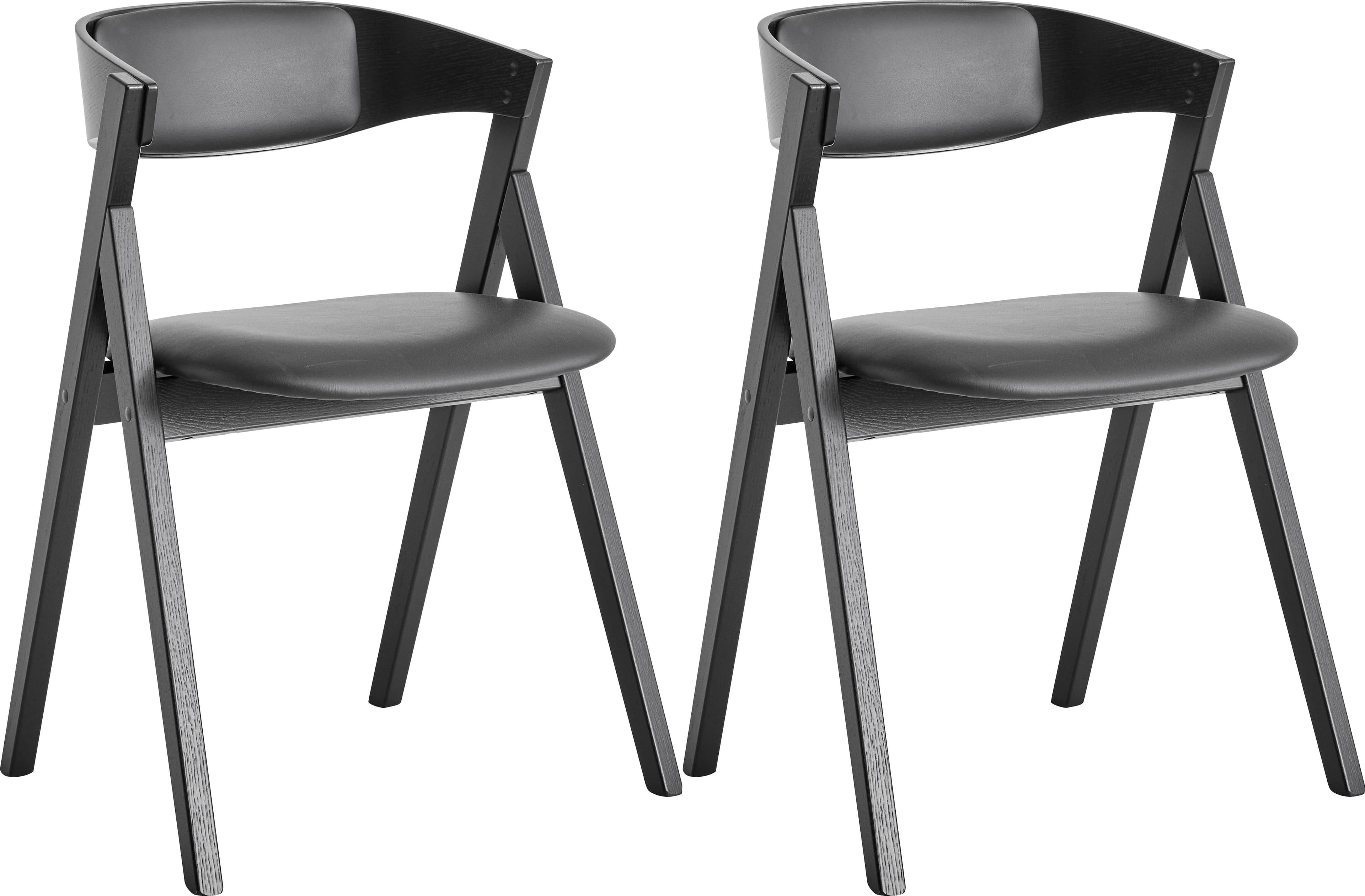 Holzstuhl HAMMEL FURNITURE Findahl by Hammel City Schwarz Massivholz