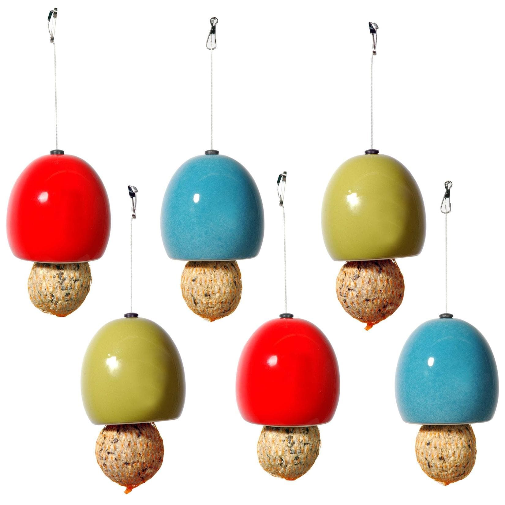 LUXUS-VOGELHAUS Keramik-Futterspender "Knödel" Vogelhaus Garten