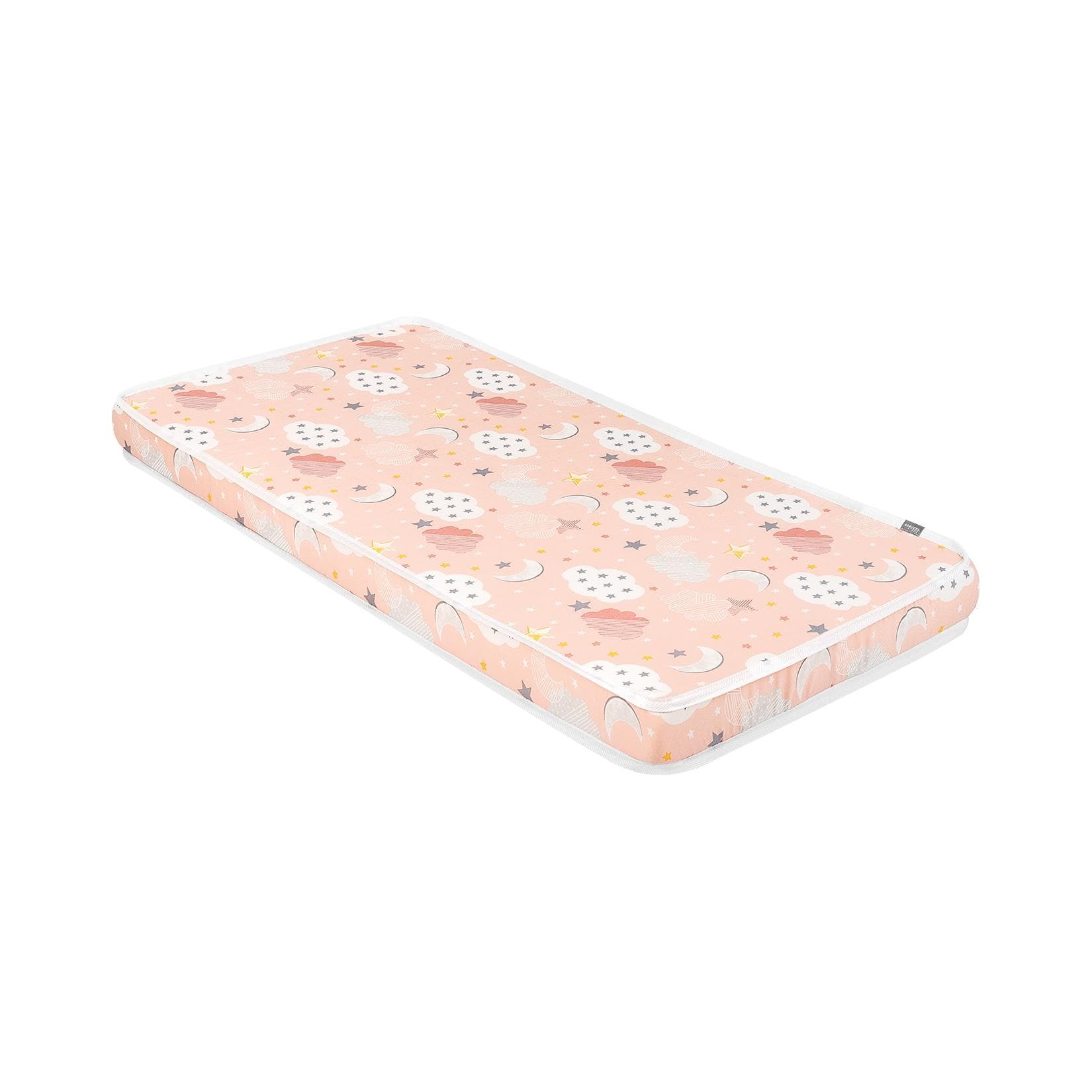 Kikkaboo Babybett Matratze Fantasia Cloud Baumwollbezug Orange