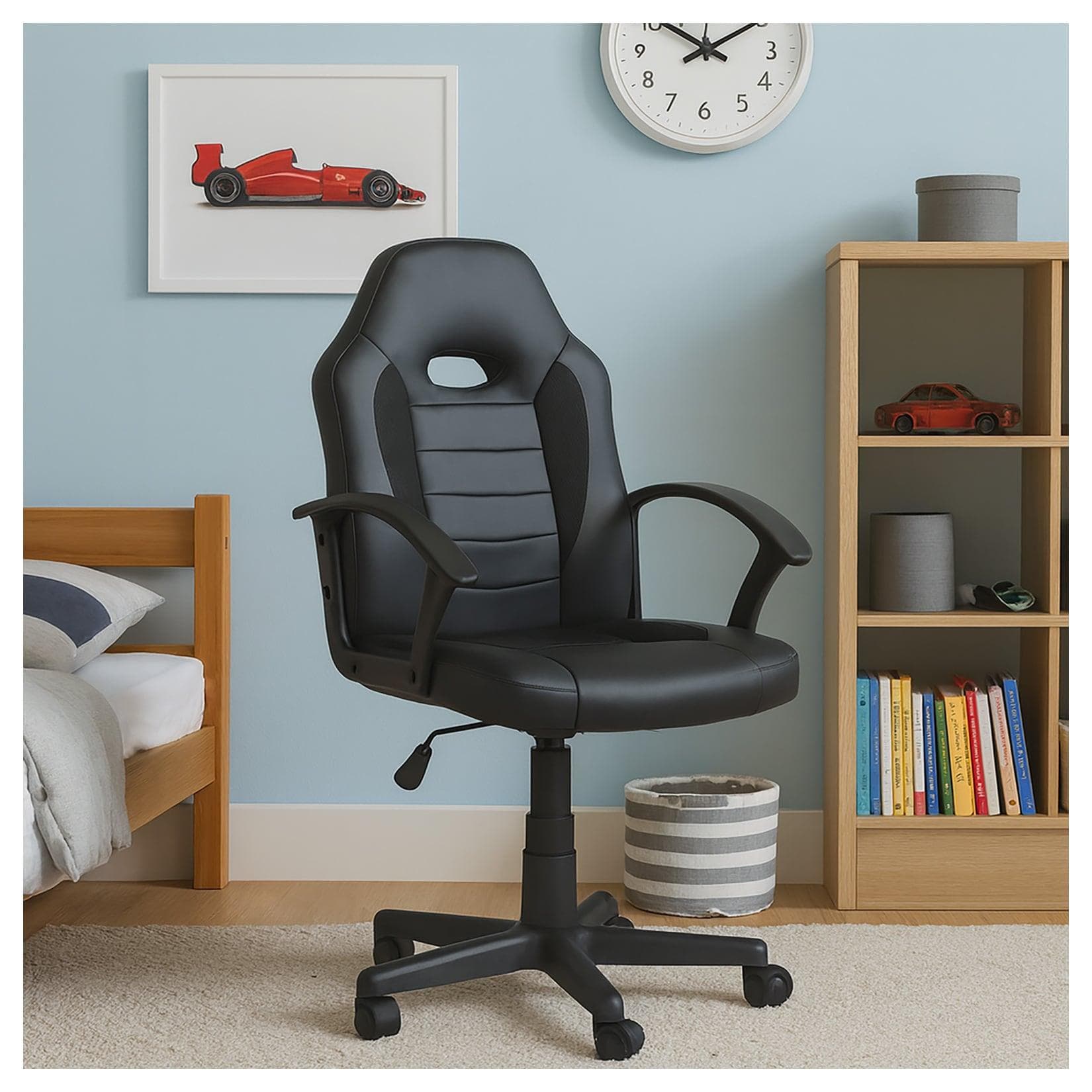 HTI-Living Schreibtischstuhl Kinder Schwarz S01AP04T