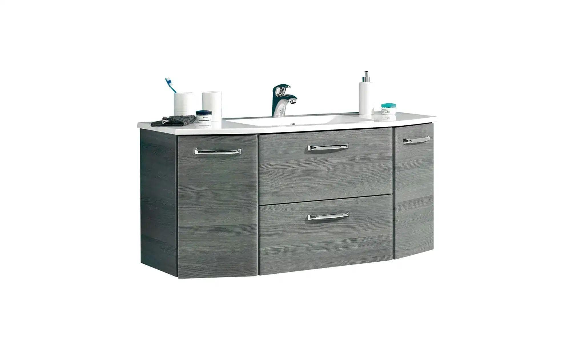 calmo2go Waschbeckenunterschrank Alba Grau Modern