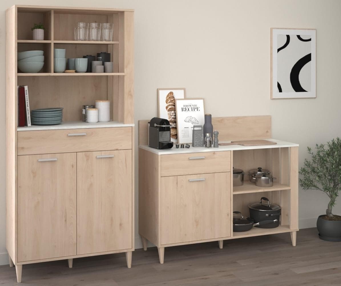 Parisot Küchenbuffet-Set Gala 2 Jackson Eiche