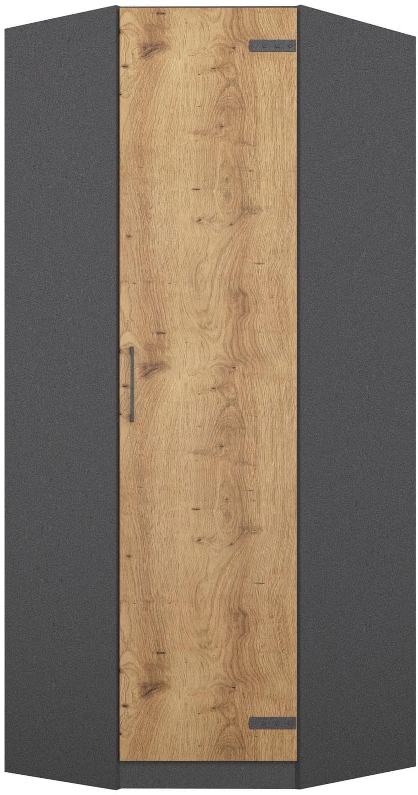 Industrieller Eckkleiderschrank im angesagten Style