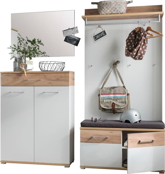 Garderobe Set mit 5 Türen und Soft-Close