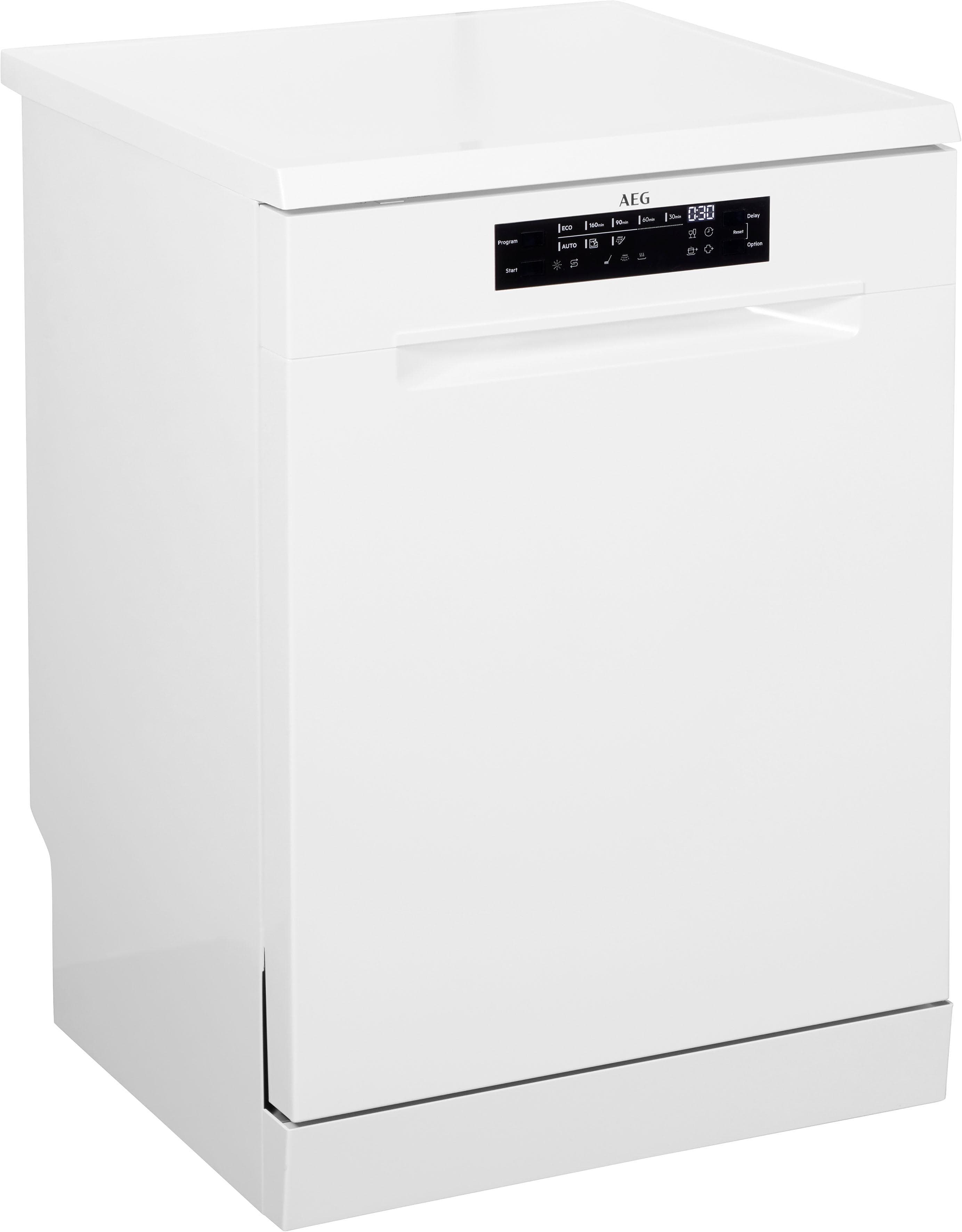 AEG Standgeschirrspüler FFB53617ZW Weiß