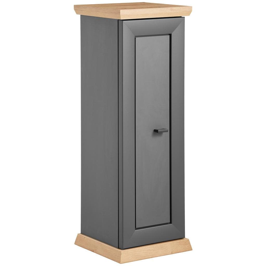 Hom'in Blumenständer Anthrazit Eiche Artisan Holzwerkstoff