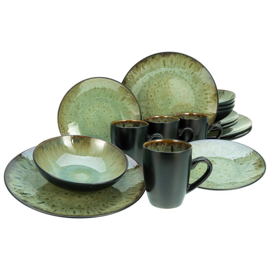 Creatable Kombiservice Jawa Mehrfarbig Keramik 16-teilig 300 ml, 600 ml