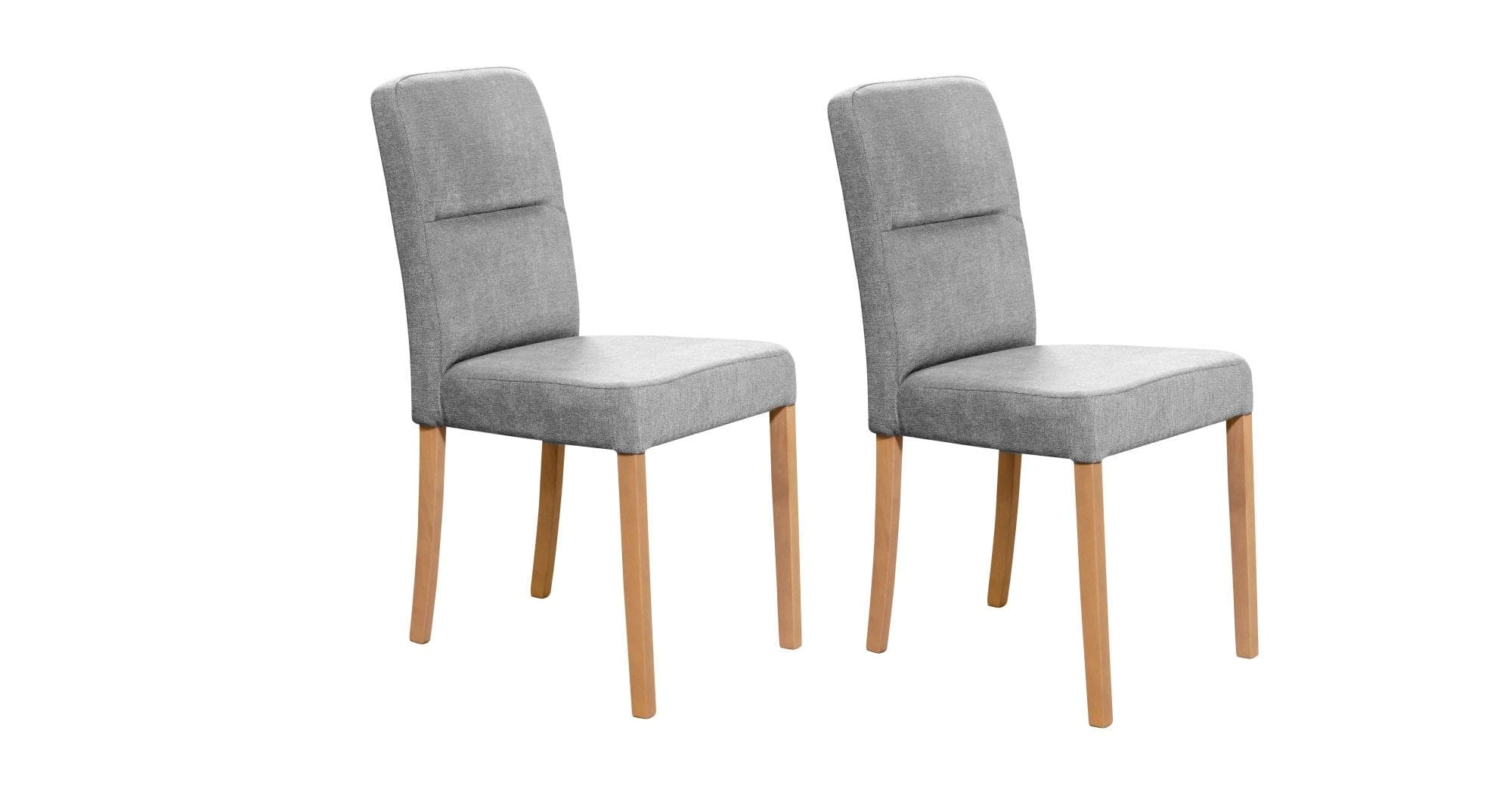 Microfaser-Sessel mit Massivholzgestell (Set)