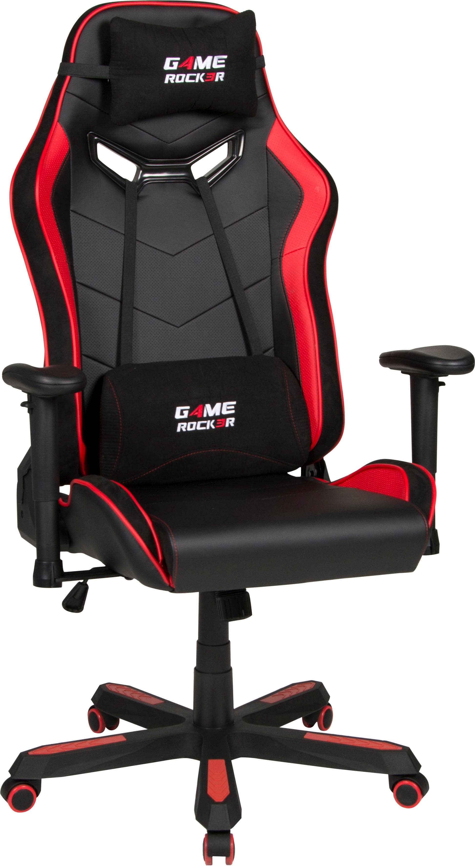 Duo Collection Game Rocker G-30 L Gaming-Stuhl - Schwarz/Rot Kunstleder