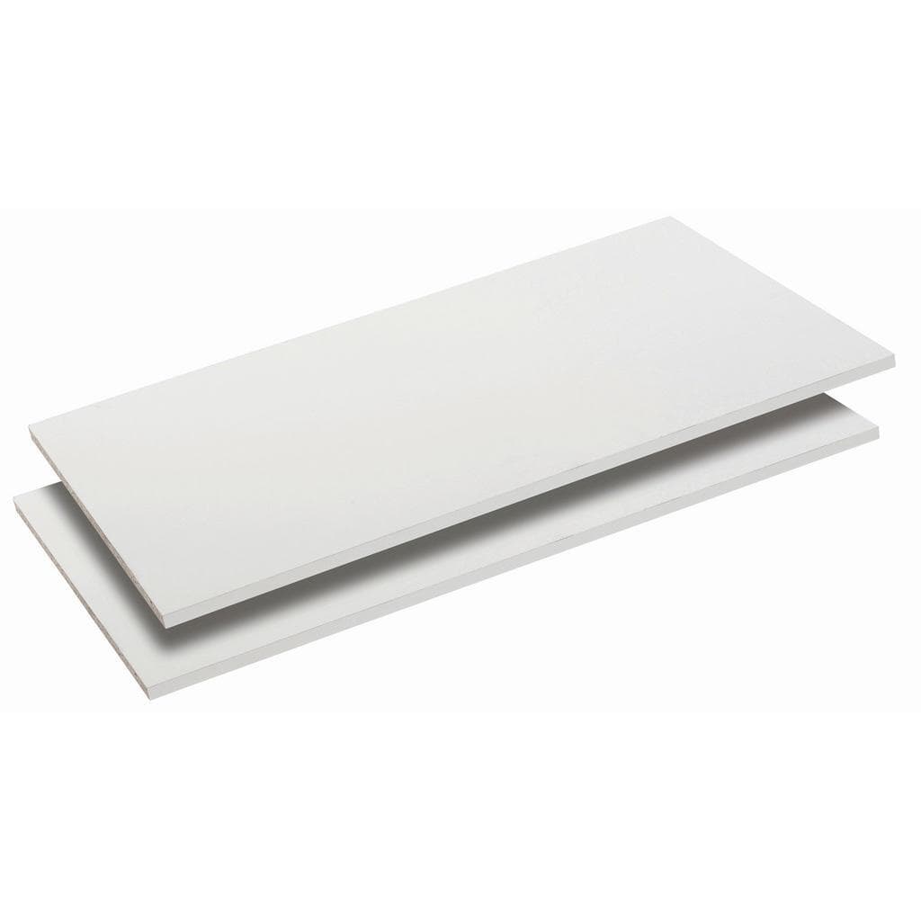 Mid.you Einlegebodenset Match 2 Weiß Holz 105x2.2x46.5 cm