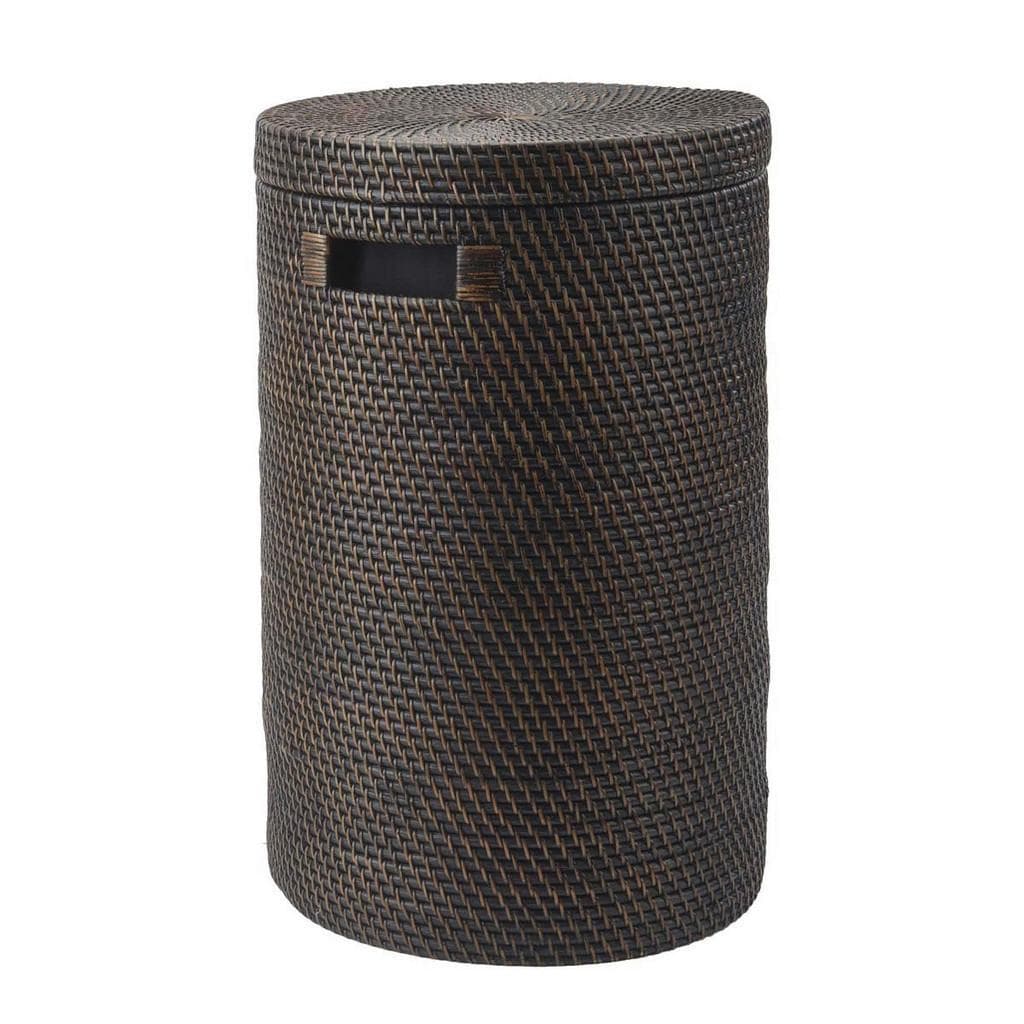 Aquanova Wäschekorb Cino Dunkelbraun Rattan 64 L