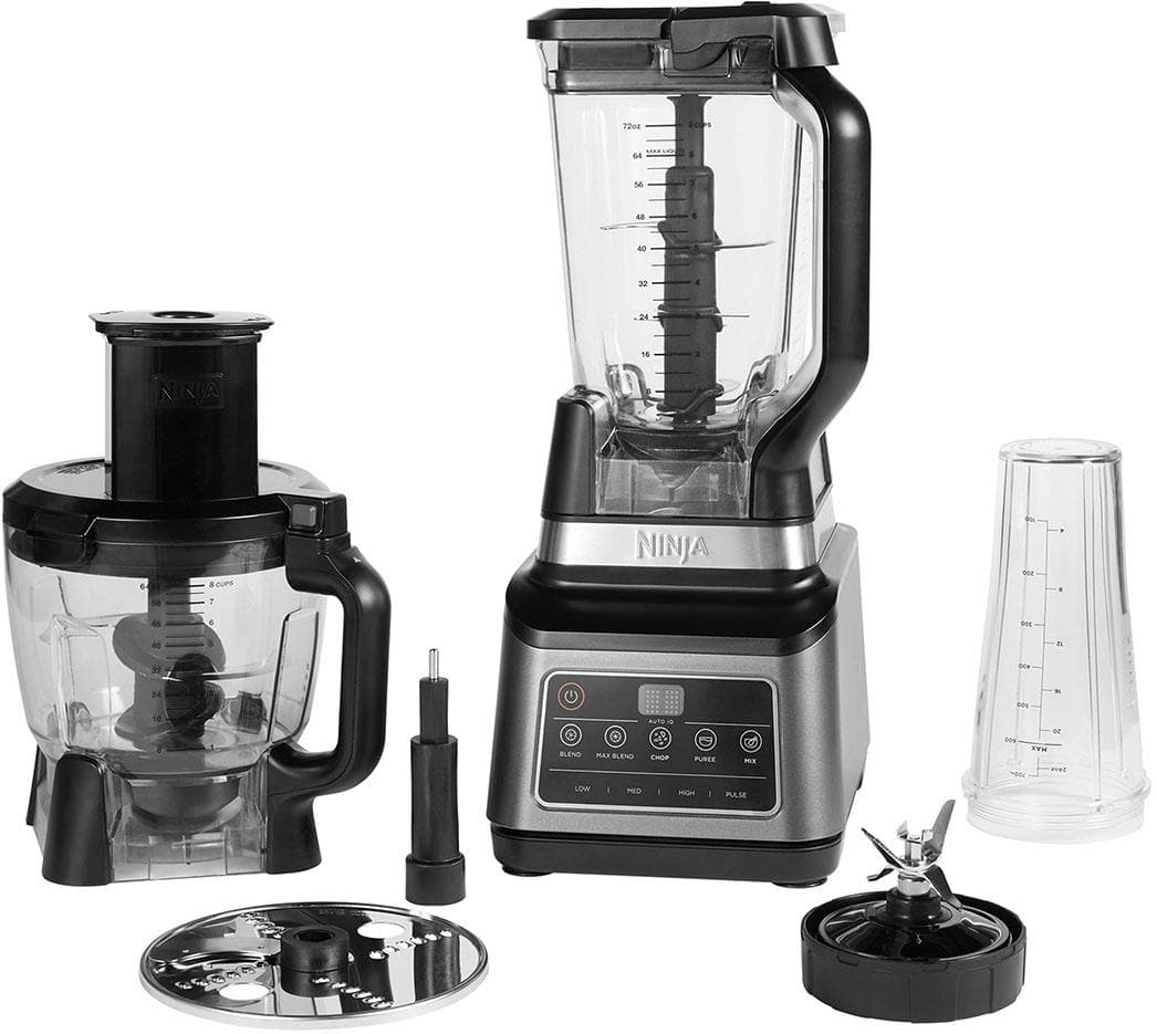 NINJA Kompakt-Küchenmaschine 3-in-1 mit Auto-iQ BN800EU Schwarz