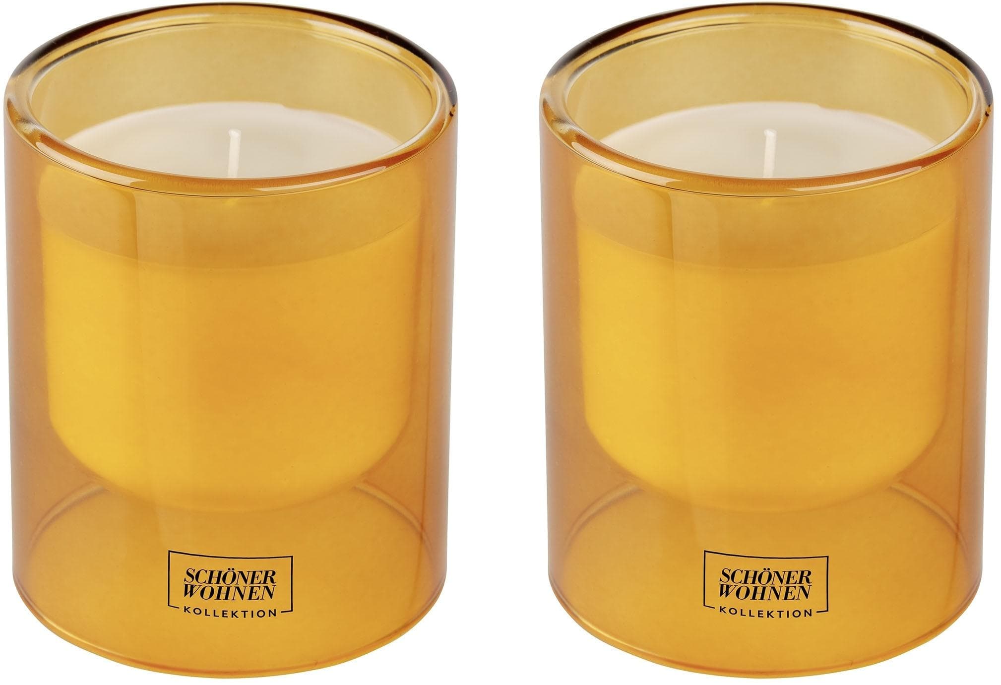 SCHÖNER WOHNEN-KOLLEKTION Duftkerze Vanille Orange Glas Wachs 45-55h