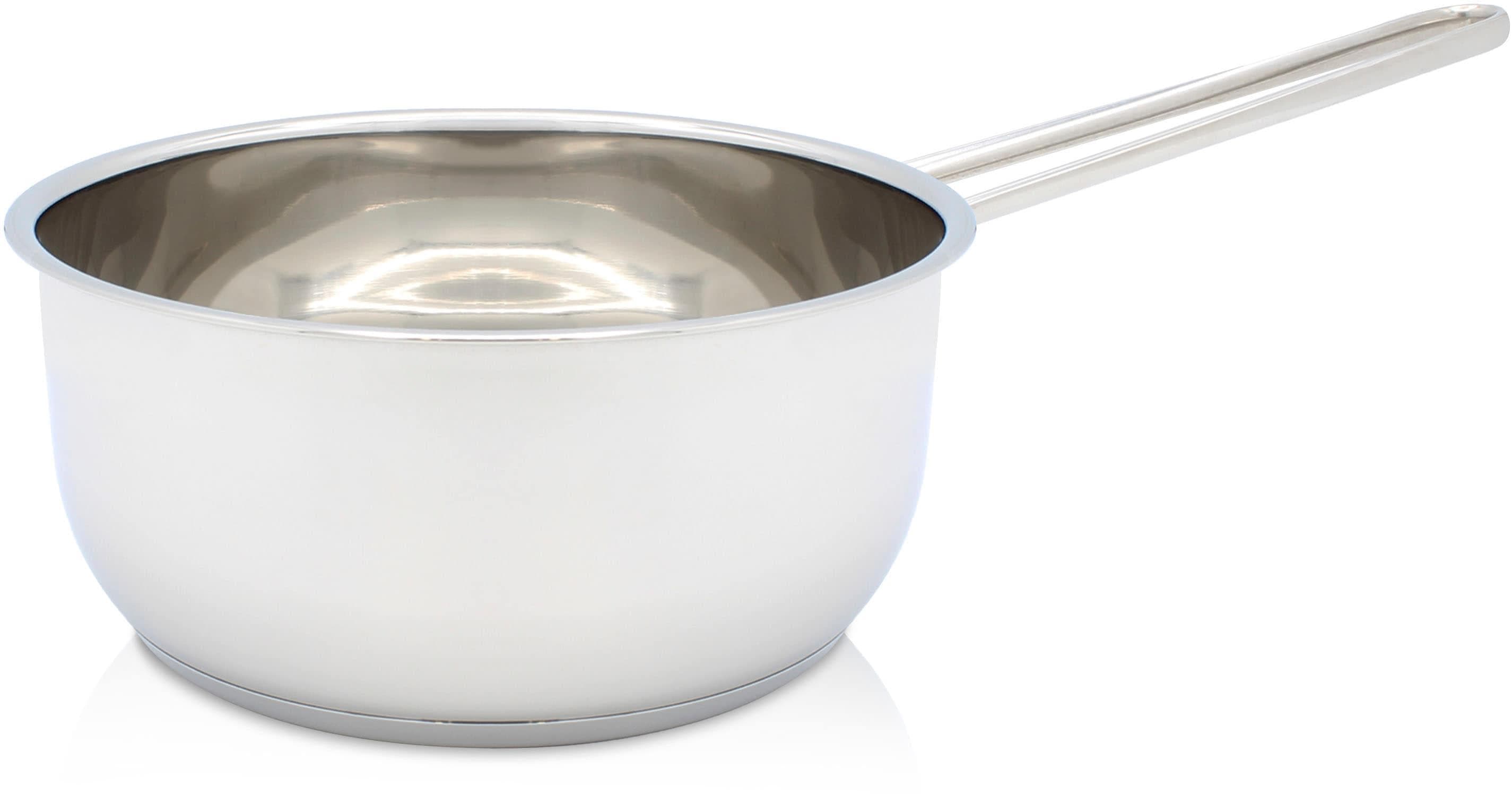 KRÜGER Kasserolle Saturn Silber 16 cm Edelstahl