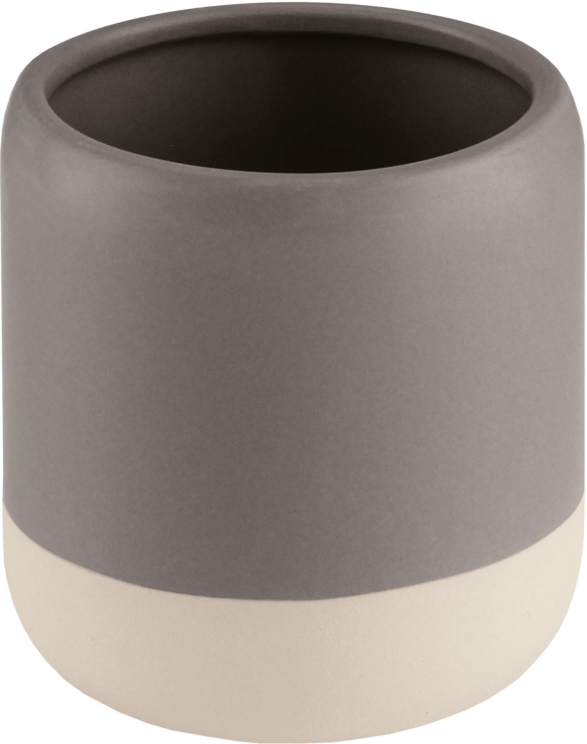 Zahnputzbecher KLEINE WOLKE "Lunella", silbergrau