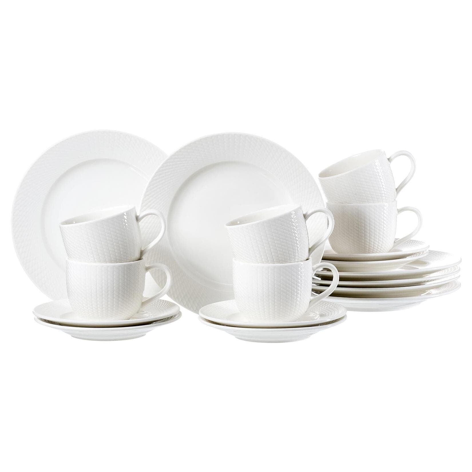 Ritzenhoff & Breker Kaffeeservice Saphir 18-teilig (6 Personen) Mosaik-Relief