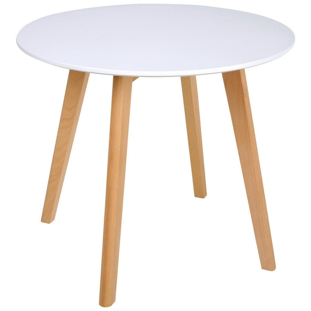 My Baby Lou Kindertisch Linus Weiß Buche Massiv Rund