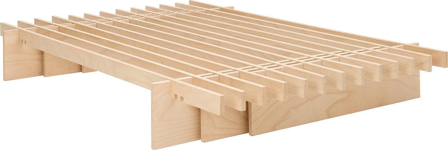Futonbett TOJO parallel L Buche 98x25x205cm
