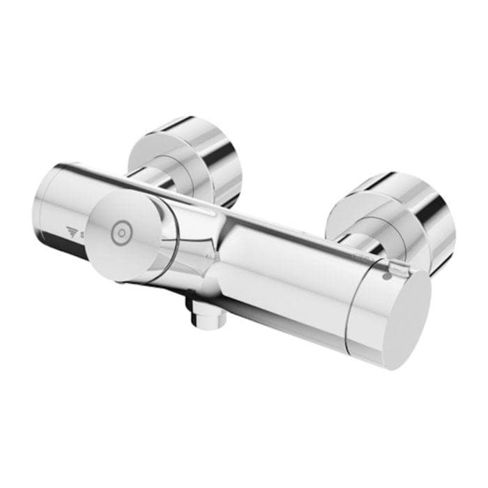 Schell Vitus Brause-Selbstschlussthermostat 016150699 Duschanschluss unten, verchromt