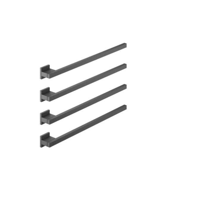 Dornbracht Handtuchwärmer 4-fach Schwarz matt