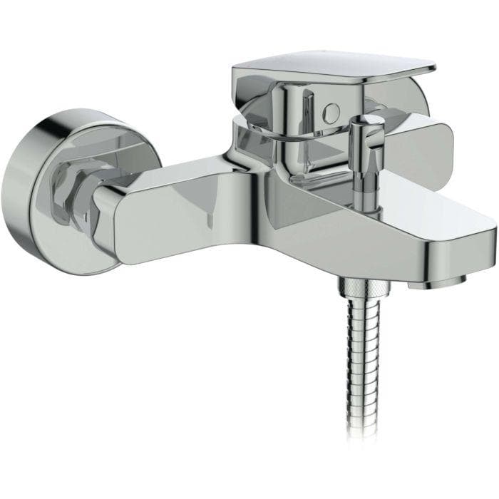 Ideal Standard CeraPlan Wannenarmatur Aufputz mit Handbrause-Set verchromt