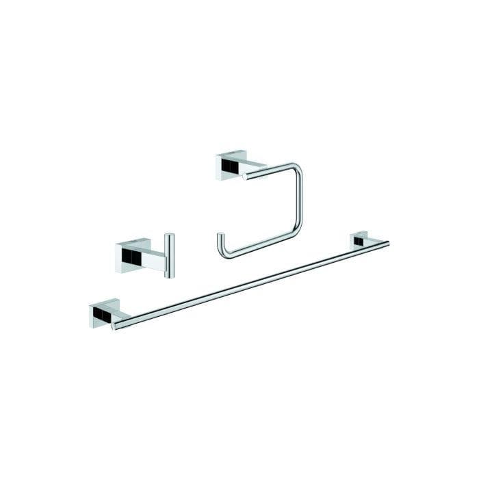 Grohe Essentials Cube 3 in 1 Bad-Set Chrom