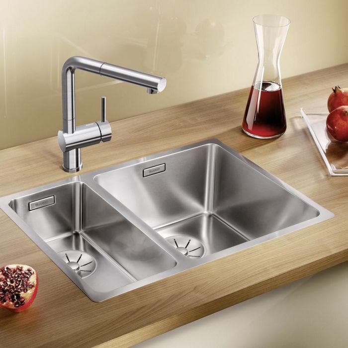 BLANCO Küchenspüle ANDANO 340/180-IF Silber Edelstahl