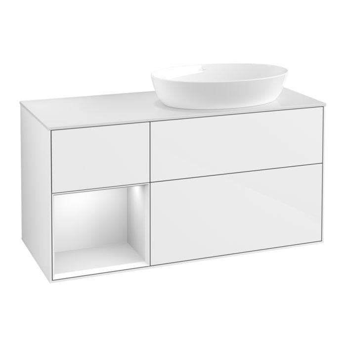 Villeroy und Boch Finion Waschtischunterschrank 120cm LED-Beleuchtung