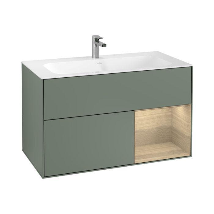 Villeroy und Boch Finion Waschtischunterschrank 99,6x59,1cm LED-Beleuchtung