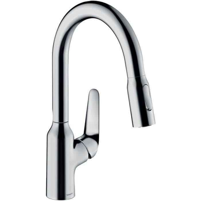 hansgrohe Focus M42 180 2jet Küchenarmatur chrom mit Ausziehbrause