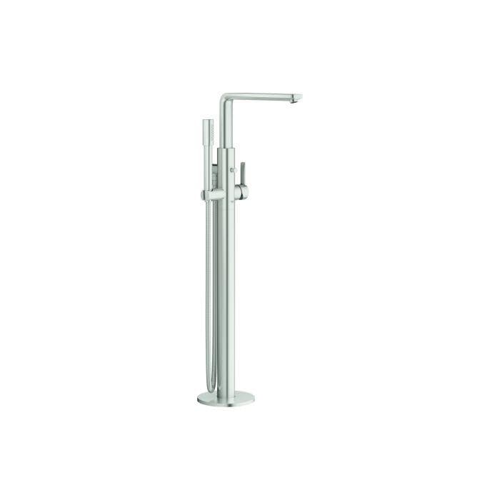 Grohe Lineare Wannenarmatur 23792DC1 supersteel Bodenmontage freistehend