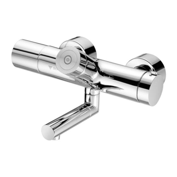 Schell Vitus Wand-Waschtisch-Thermostat 210 mm Batteriebetrieb Chrom
