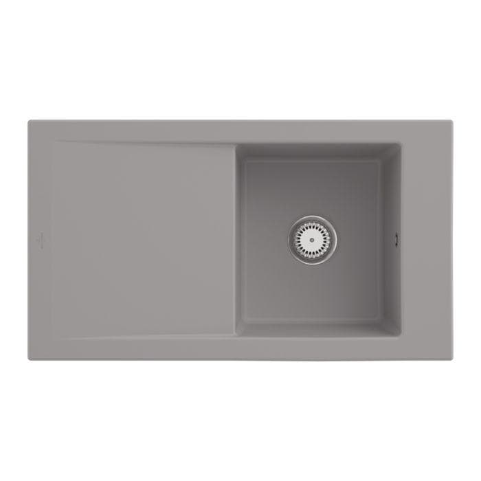 Villeroy & Boch Timeline Einbauspüle 330701KD mit Ablaufgarnitur, Fossil