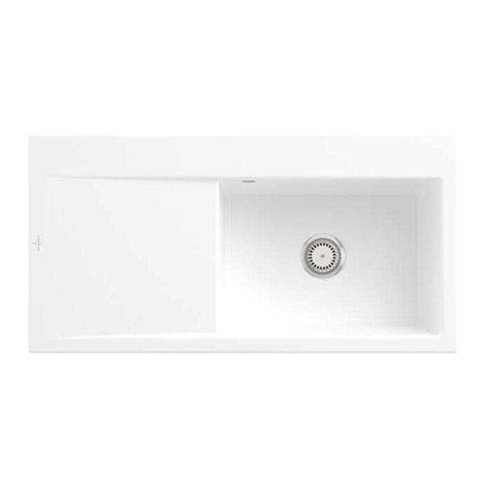 Villeroy und Boch Subway Style 60 Einbauspüle Weiß Keramik