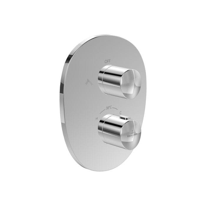 Villeroy und Boch Antao Unterputz-Thermostat Zweiwege-Mengenregulierung Chrom