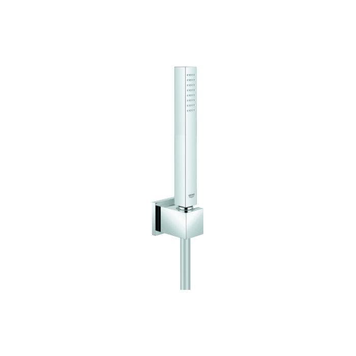 Grohe Handbrause Euphoria Cube Stick, Wandhalterset Chrom EcoJoy
