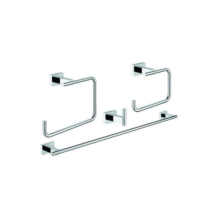 Grohe Essentials Cube 4 in 1 Bad-Set Chrom