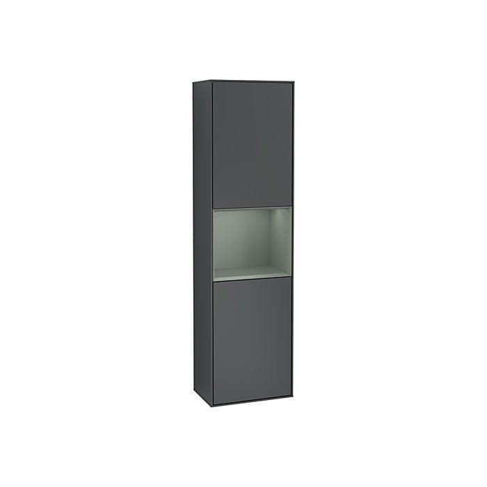 Villeroy & Boch Finion Hochschrank LED-Beleuchtung Olive/Midnight Blue