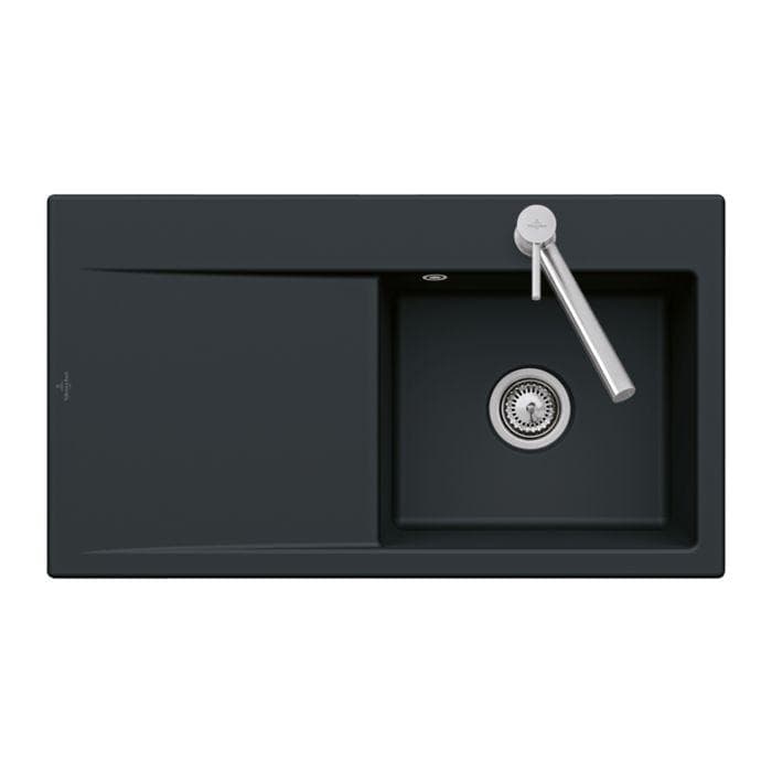 Villeroy & Boch Subway Style 50 Einbauspüle Schwarz Rechts