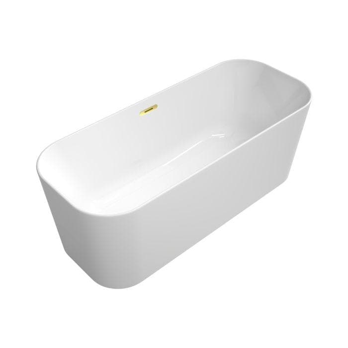 Villeroy & Boch Finion Freistehende Badewanne Weiß Gold