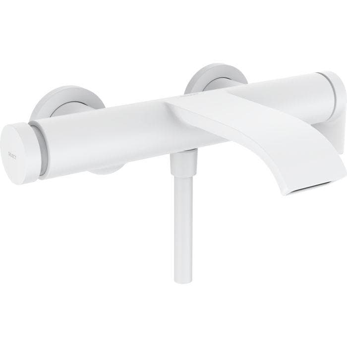 Hansgrohe Vivenis Einhebel-Wannenarmatur 75420700 Aufputz, Ausladung 216mm, weiß matt
