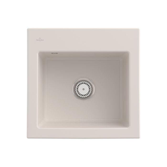 Villeroy & Boch Subway 50 S Einbauspüle Handbetätigung crema CeramicPlus