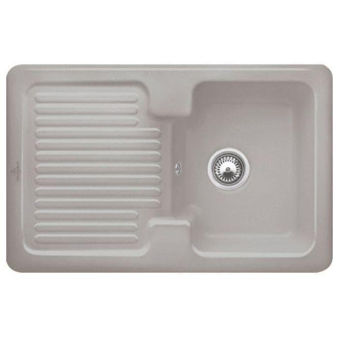 Villeroy & Boch Condor Einbauspüle 674501KD mit Ablaufgarnitur, Fossil
