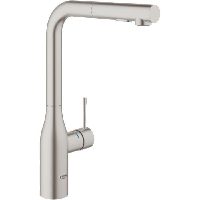 Grohe Essence Küchenarmatur 30270DC0 supersteel mit herausziehbarer Spülbrause