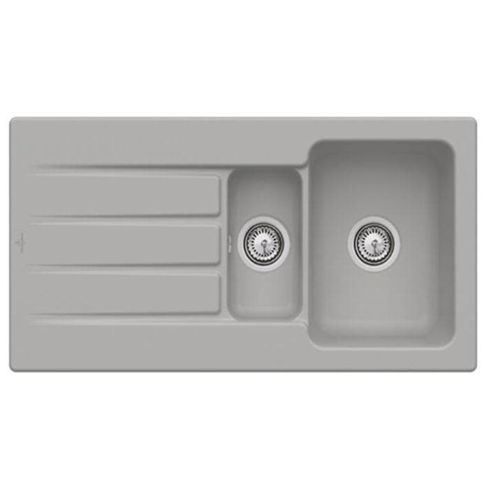 Villeroy & Boch Architectura Einbauspüle 336501KD mit Ablaufgarnitur, Fossil