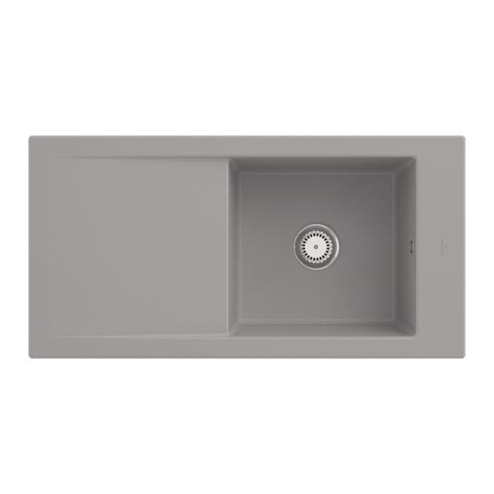 Villeroy & Boch Timeline Einbauspüle 679001KD mit Ablaufgarnitur, Fossil